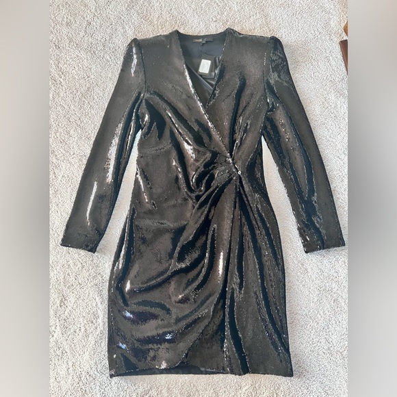 Sequins wrap blazer dress - Picture 1 of 5